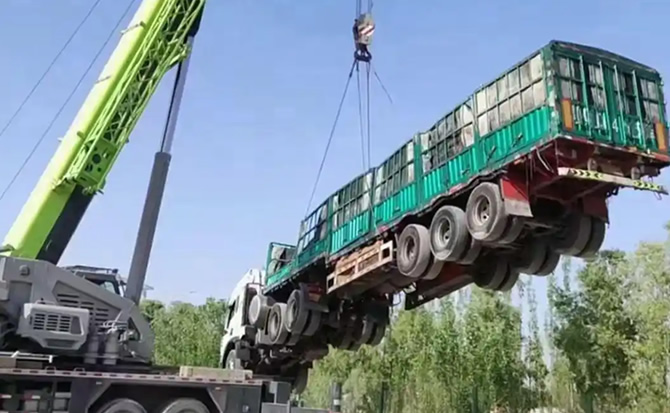 长洲区道路脱困救援案例